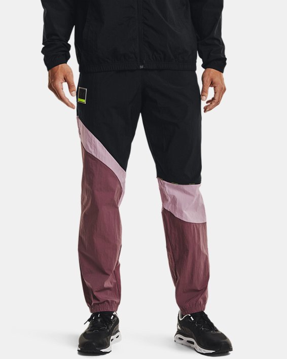 Men's UA 21230 Wind Pants, Black, pdpMainDesktop image number 0